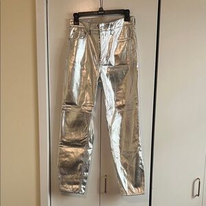 GAP Silver Straight Leg Pants